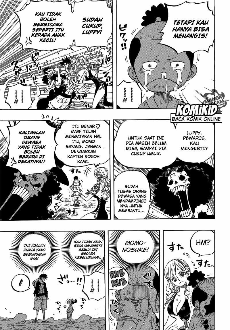 One Piece Chapter 819 momonosuke, putra mahkota klan kouzuki Image 12