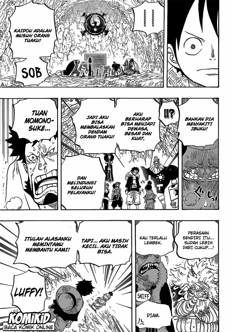 One Piece Chapter 819 momonosuke, putra mahkota klan kouzuki Image 14