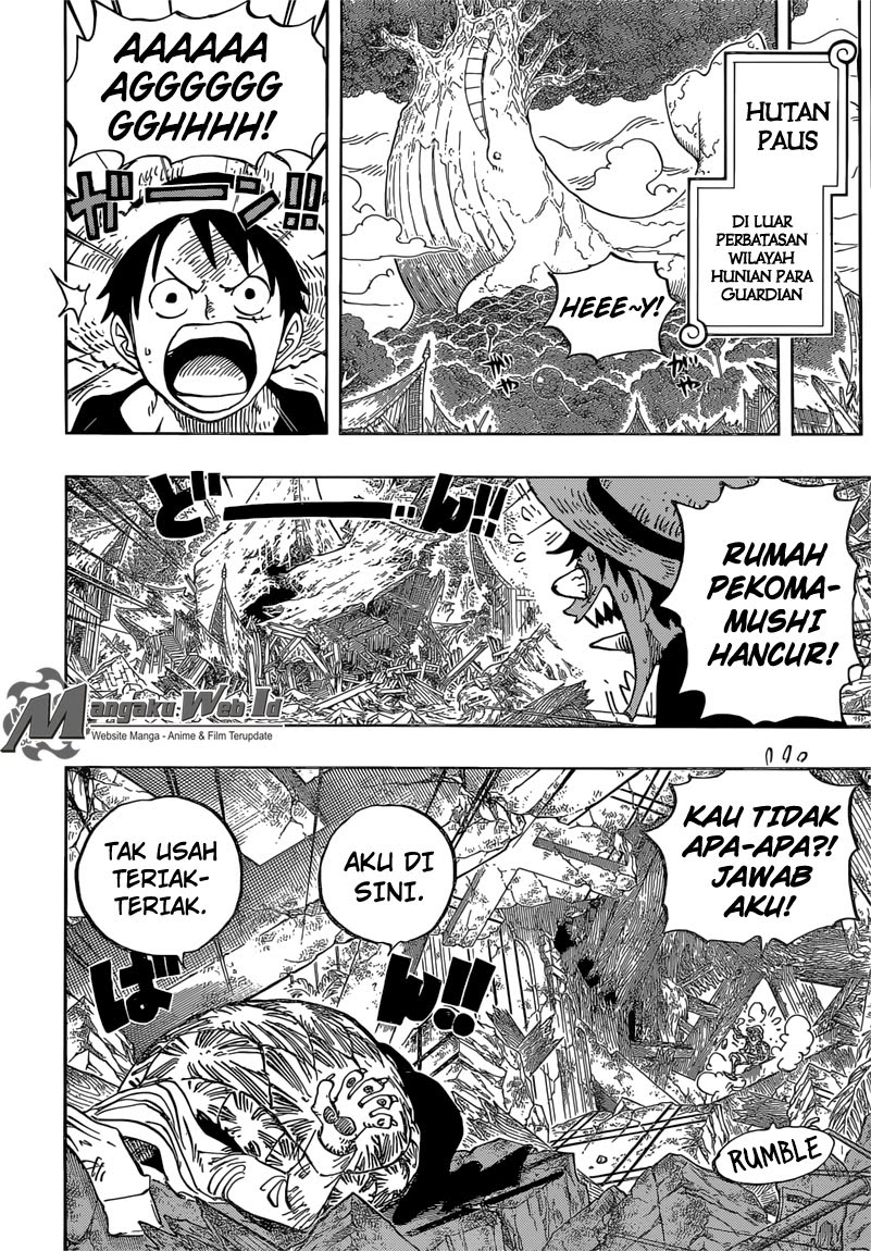 One Piece Chapter 822 menuruni gajah Image 6