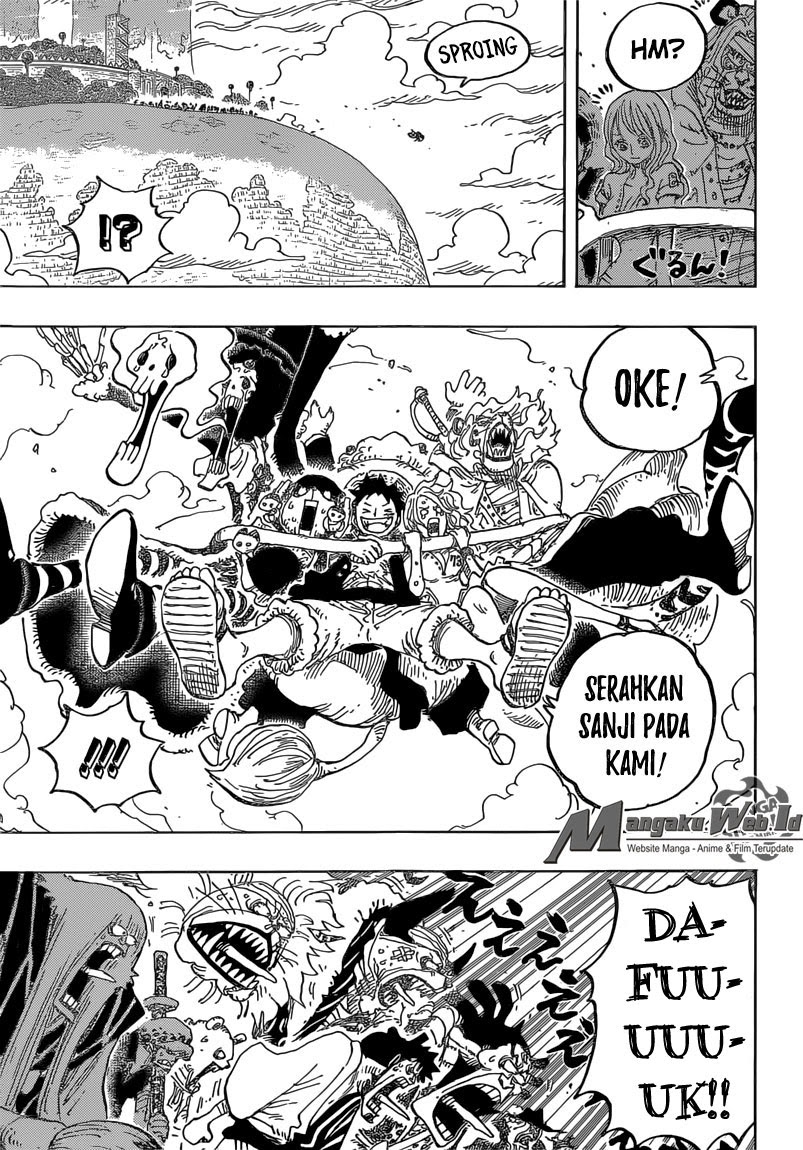 One Piece Chapter 822 menuruni gajah Image 15
