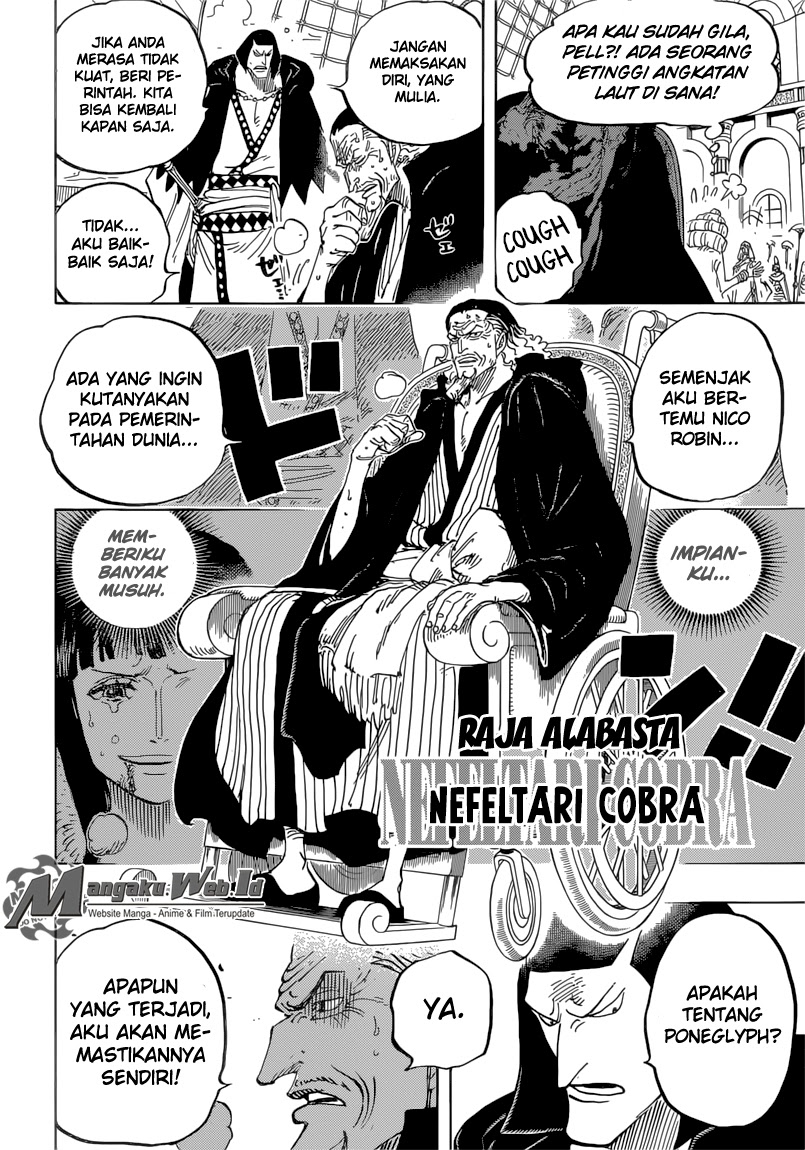 One Piece Chapter 823 pergerakan dunia Image 4