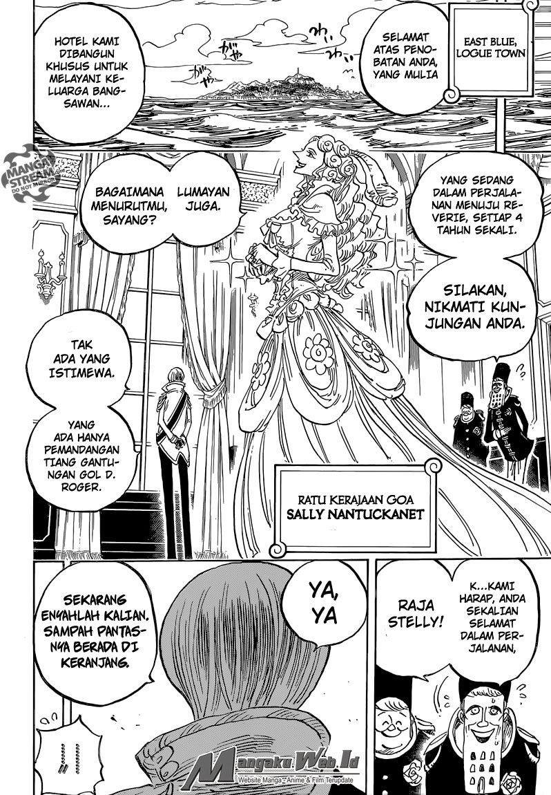 One Piece Chapter 823 pergerakan dunia Image 6