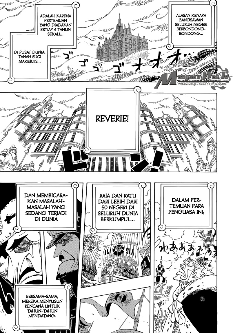 One Piece Chapter 823 pergerakan dunia Image 7