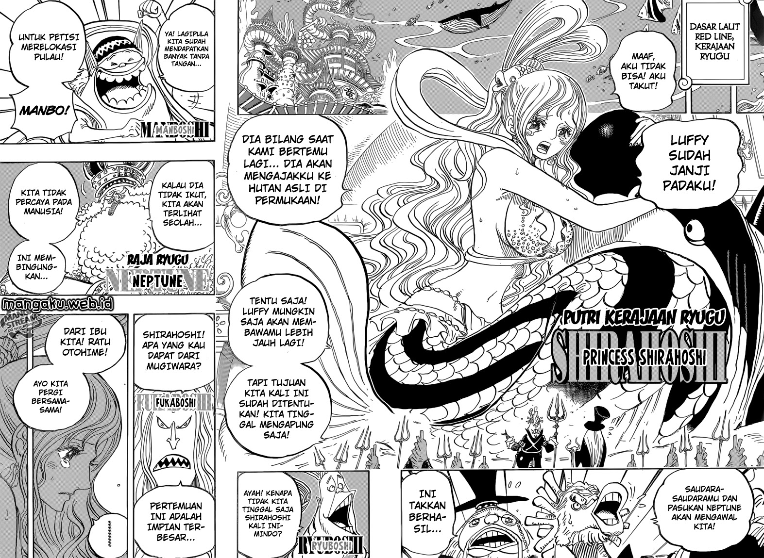 One Piece Chapter 823 pergerakan dunia Image 10