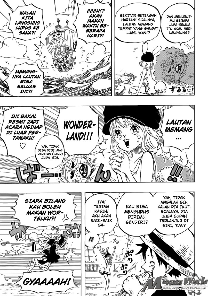 One Piece Chapter 823 pergerakan dunia Image 14