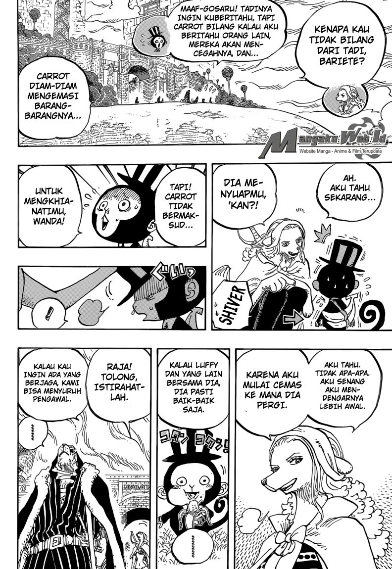 One Piece Chapter 824 permainan bajak laut kecil Image 9