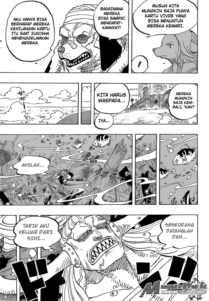 One Piece Chapter 824 permainan bajak laut kecil Image 10