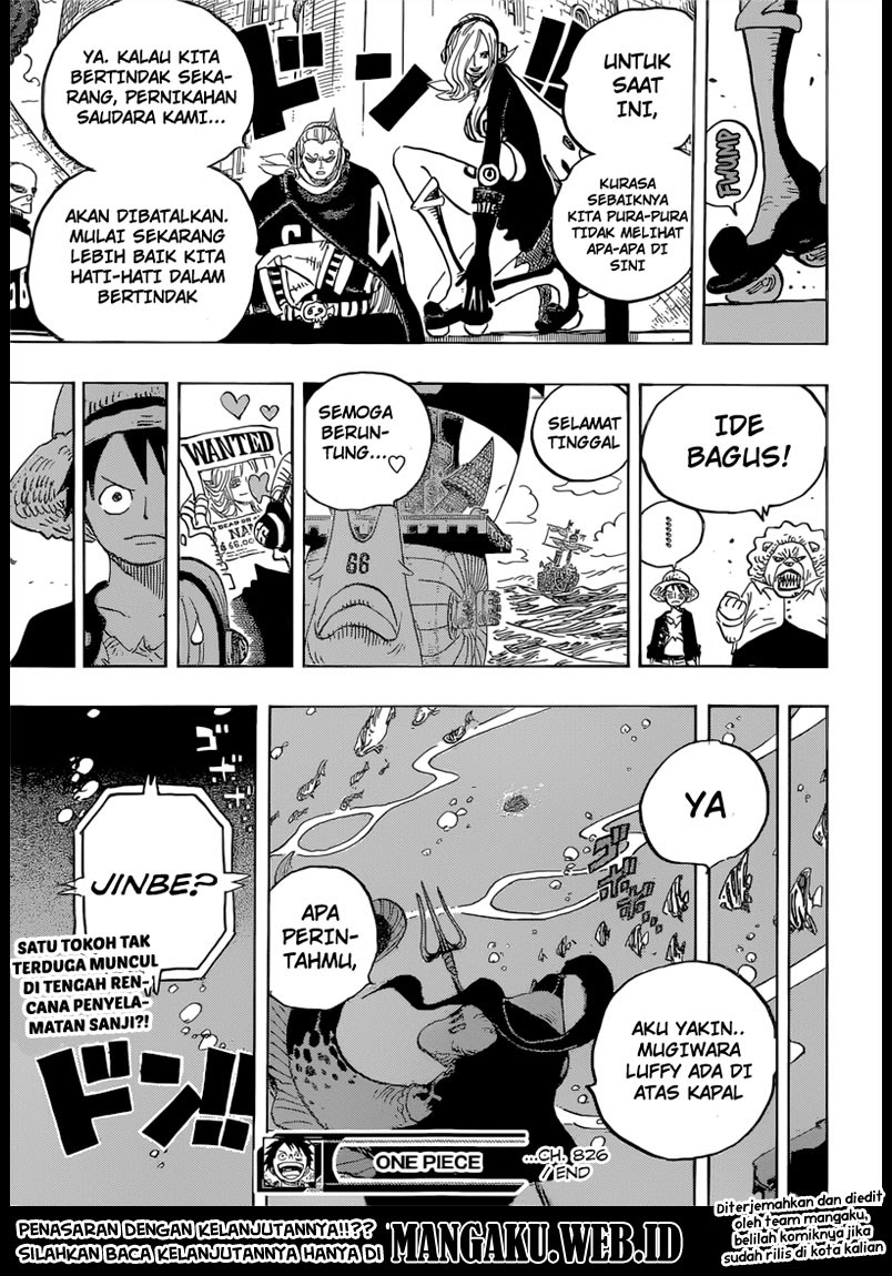 One Piece Chapter 826 ’0 dan 4′ Image 17
