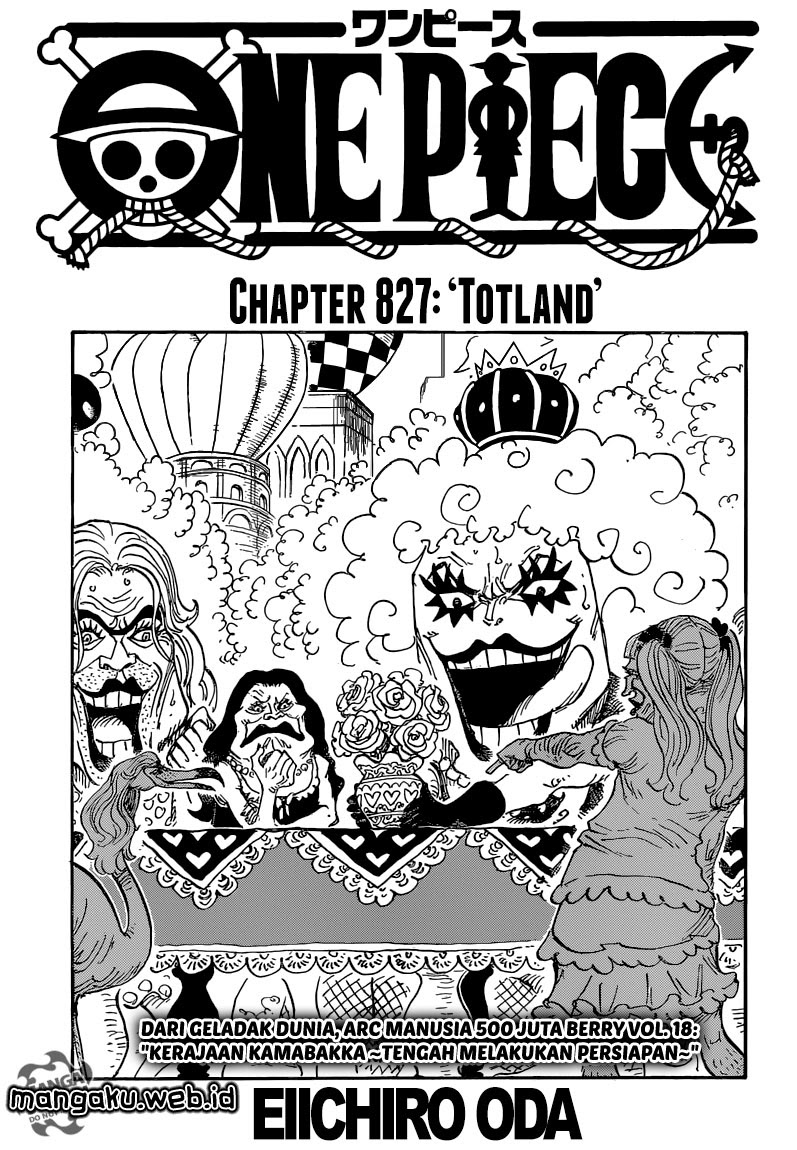 One Piece Chapter 827 totland Image 1