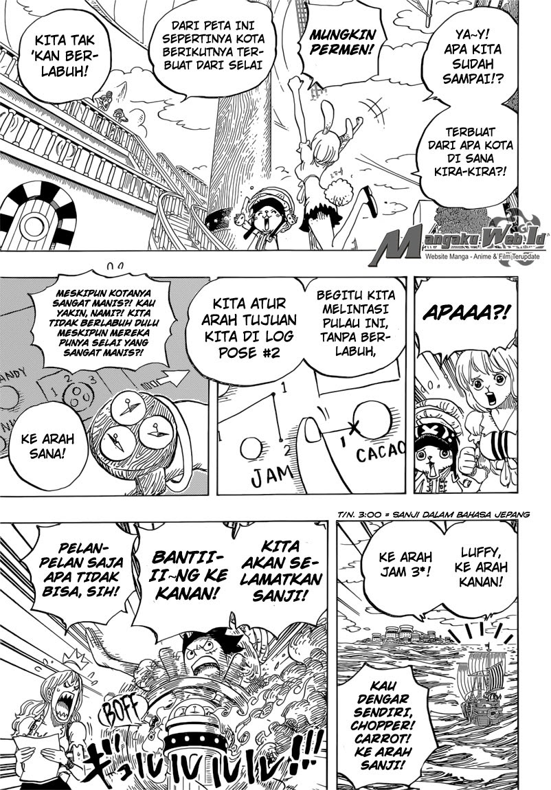 One Piece Chapter 829 – yonkou, bajak laut charlotte linlin Image 3