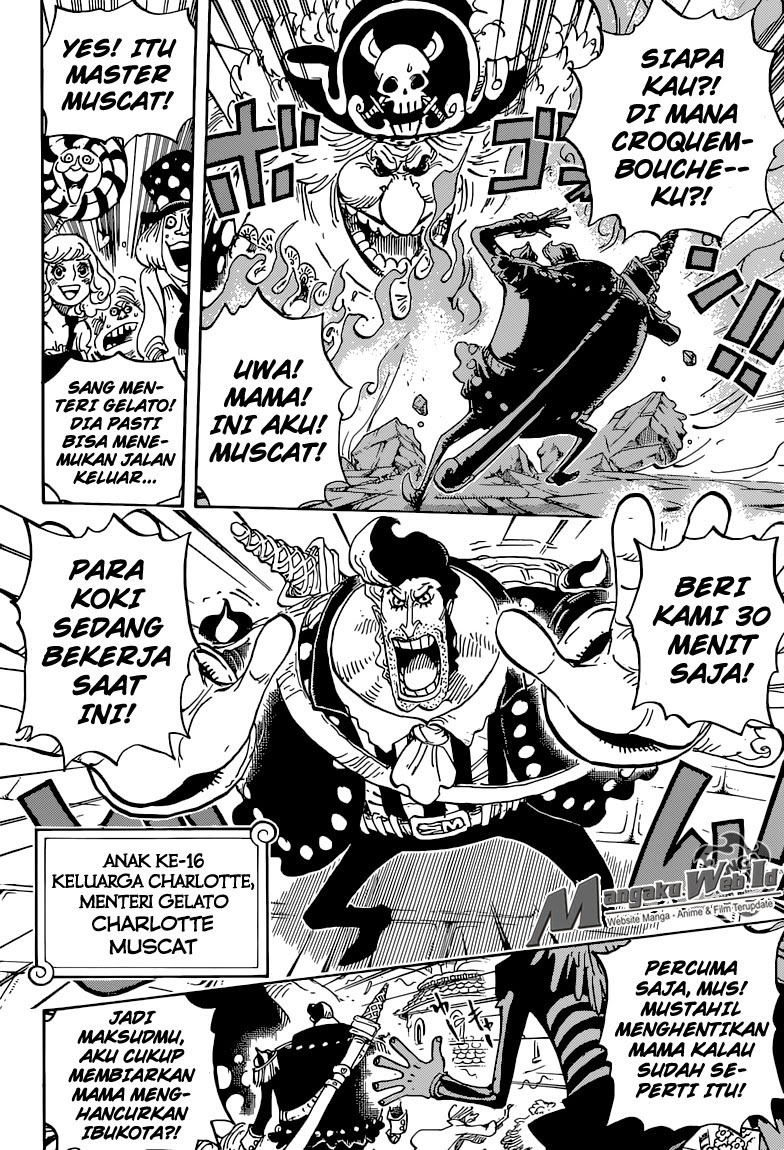 One Piece Chapter 829 – yonkou, bajak laut charlotte linlin Image 9