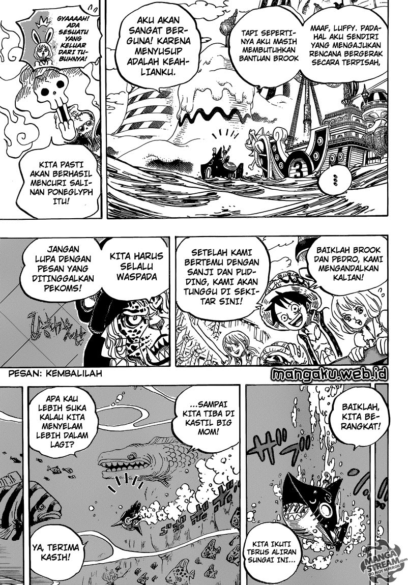 One Piece Chapter 831 – petualangan di hutan misterius Image 3