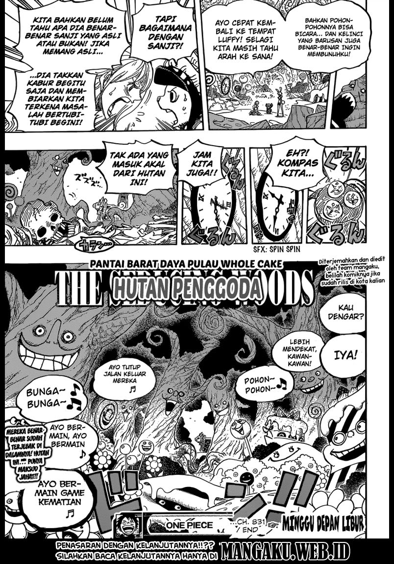 One Piece Chapter 831 – petualangan di hutan misterius Image 17