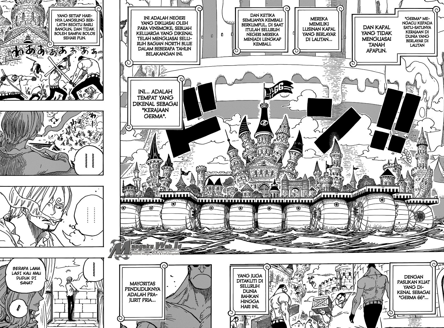 One Piece Chapter 832 – kerajaan germa Image 13