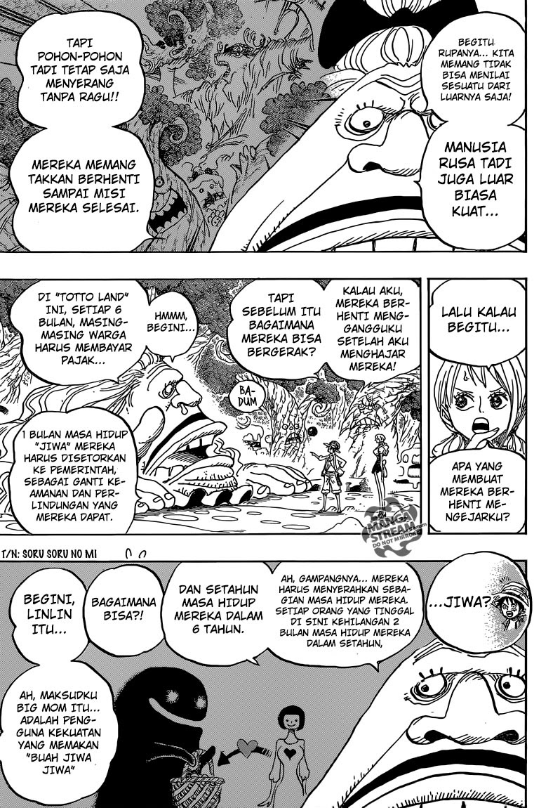 One Piece Chapter 835 – negeri jiwa Image 14