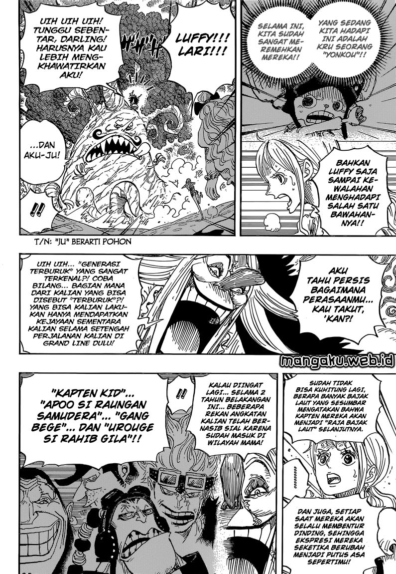 One Piece Chapter 837 – luffy vs komandan cracker Image 7