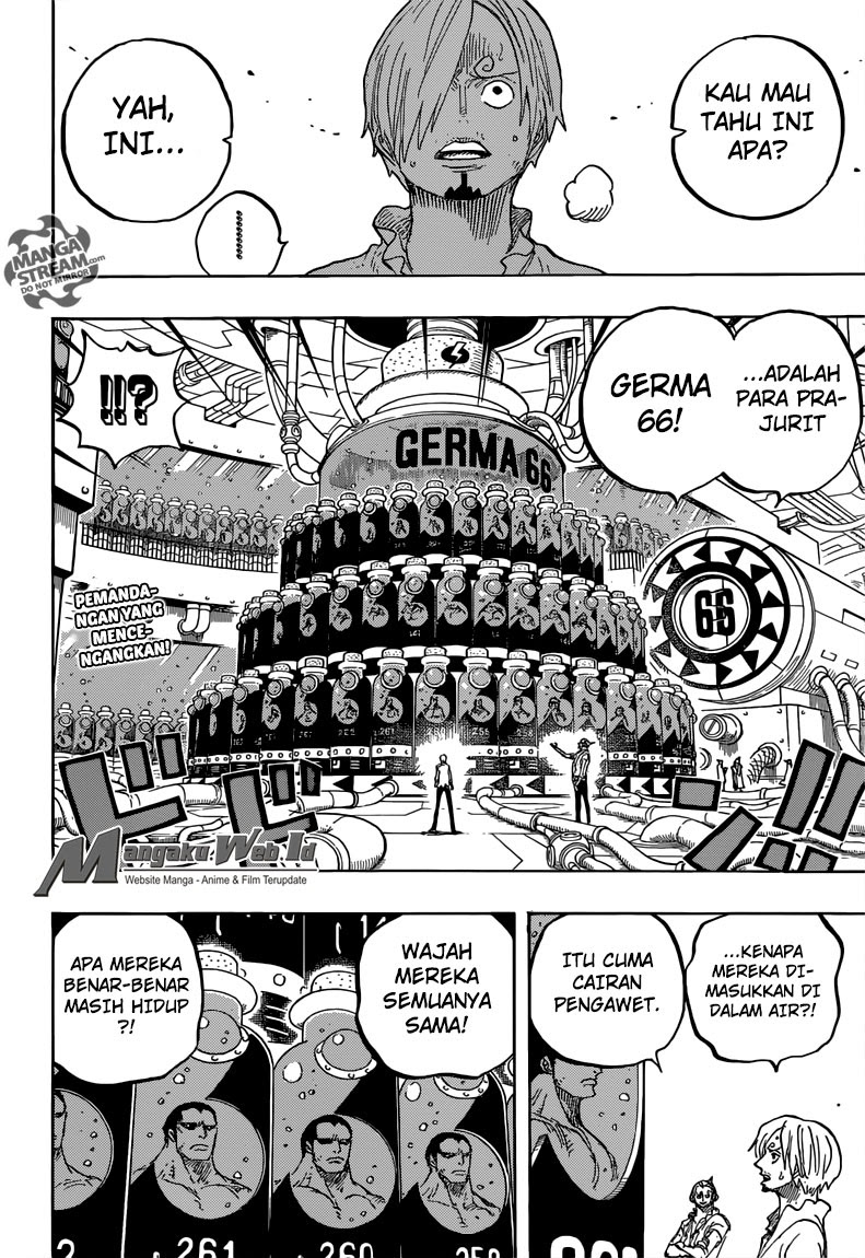 One Piece Chapter 840 – topeng besi Image 2