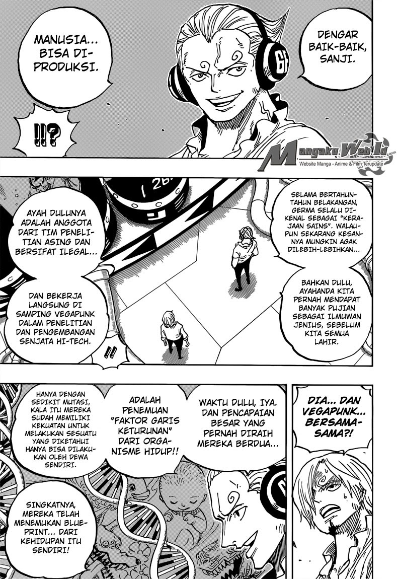 One Piece Chapter 840 – topeng besi Image 3