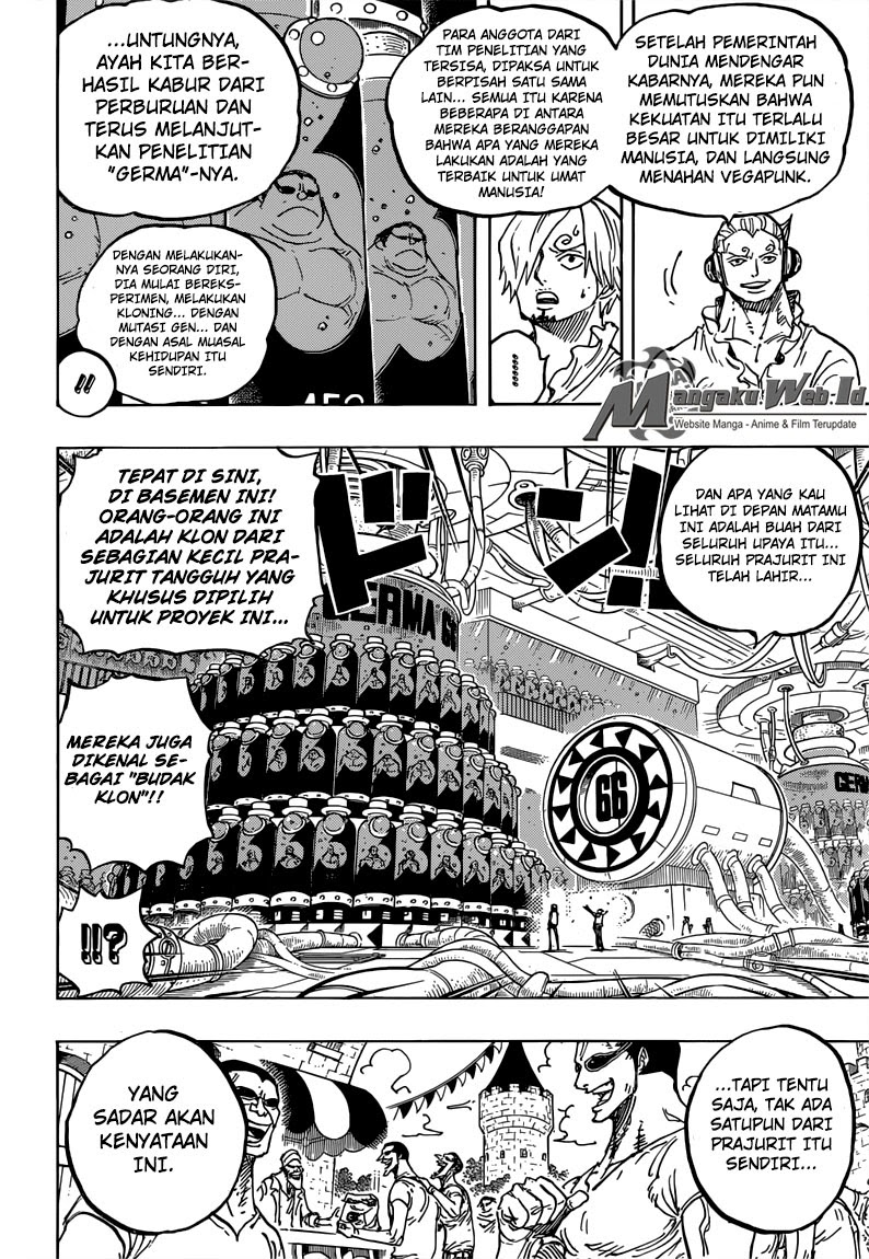 One Piece Chapter 840 – topeng besi Image 4