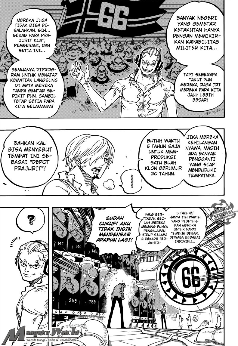 One Piece Chapter 840 – topeng besi Image 5
