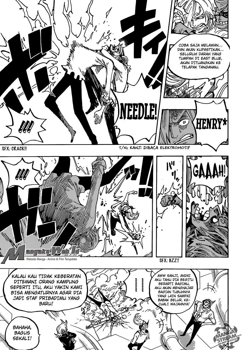 One Piece Chapter 840 – topeng besi Image 9