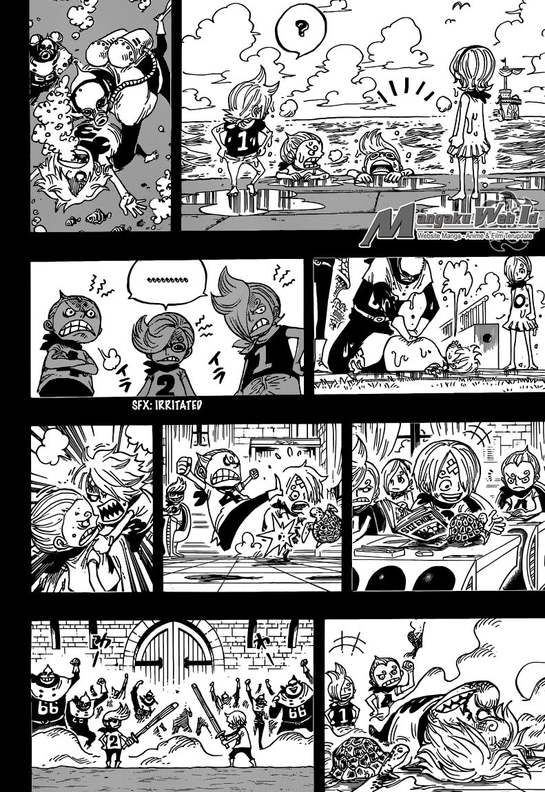 One Piece Chapter 840 – topeng besi Image 12