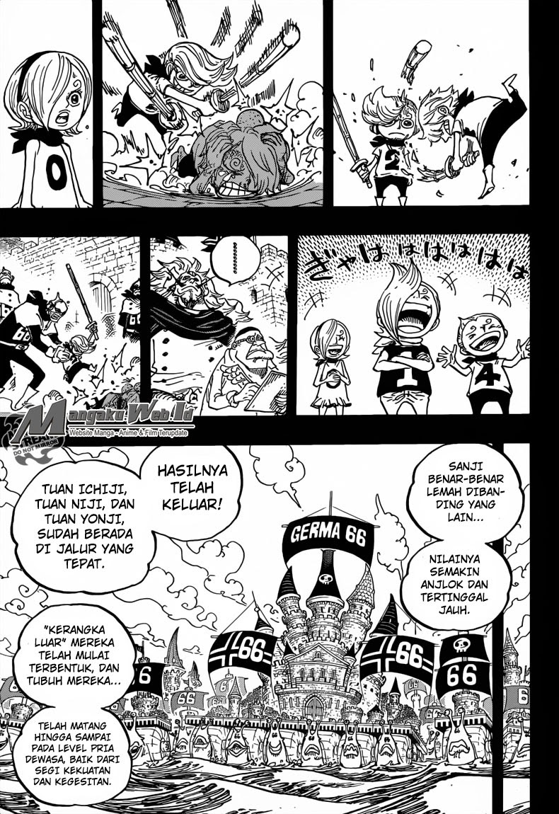 One Piece Chapter 840 – topeng besi Image 13