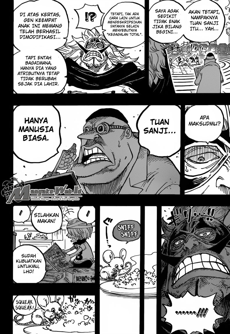 One Piece Chapter 840 – topeng besi Image 14