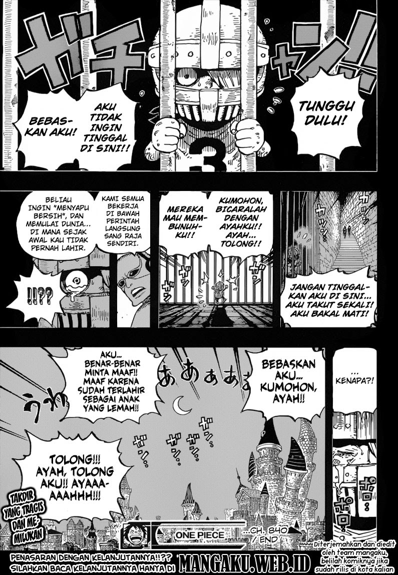 One Piece Chapter 840 – topeng besi Image 17