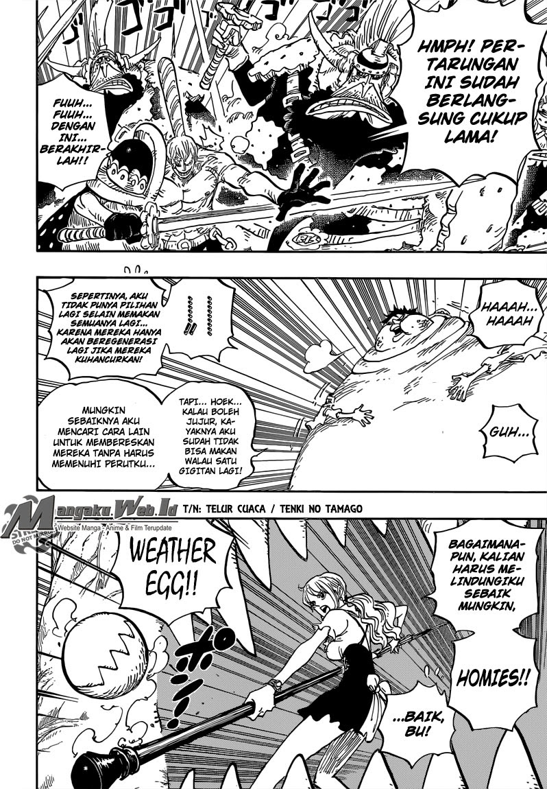 One Piece Chapter 842 – kekuatan kekenyangan Image 3