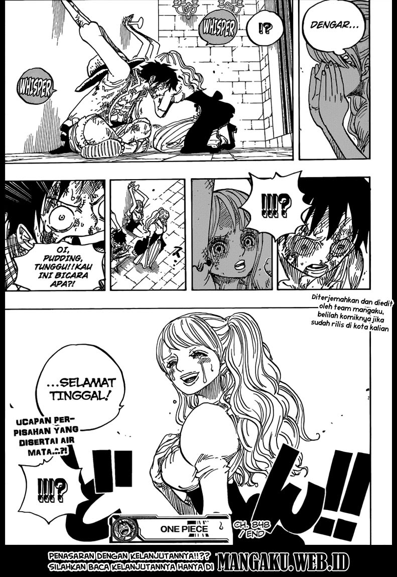 One Piece Chapter 848 – selamat tinggal Image 17