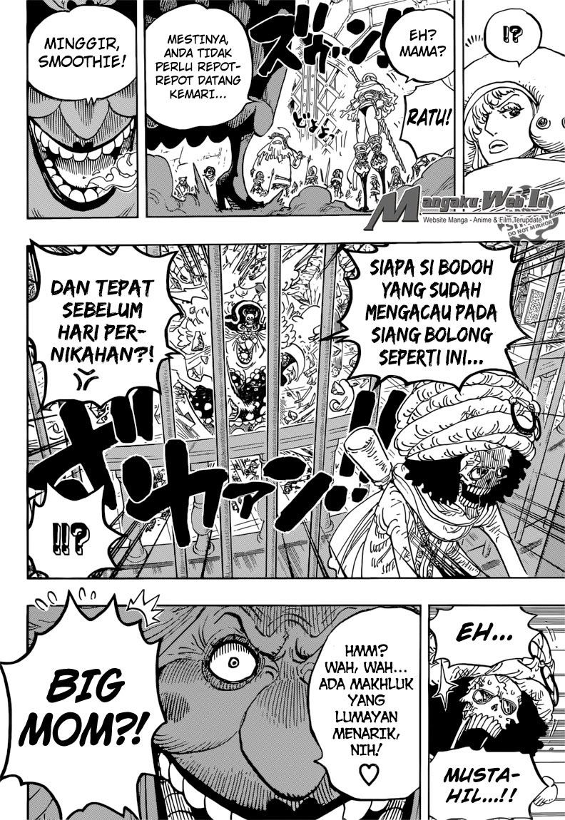 One Piece Chapter 849 – kapper di dunia cermin Image 14