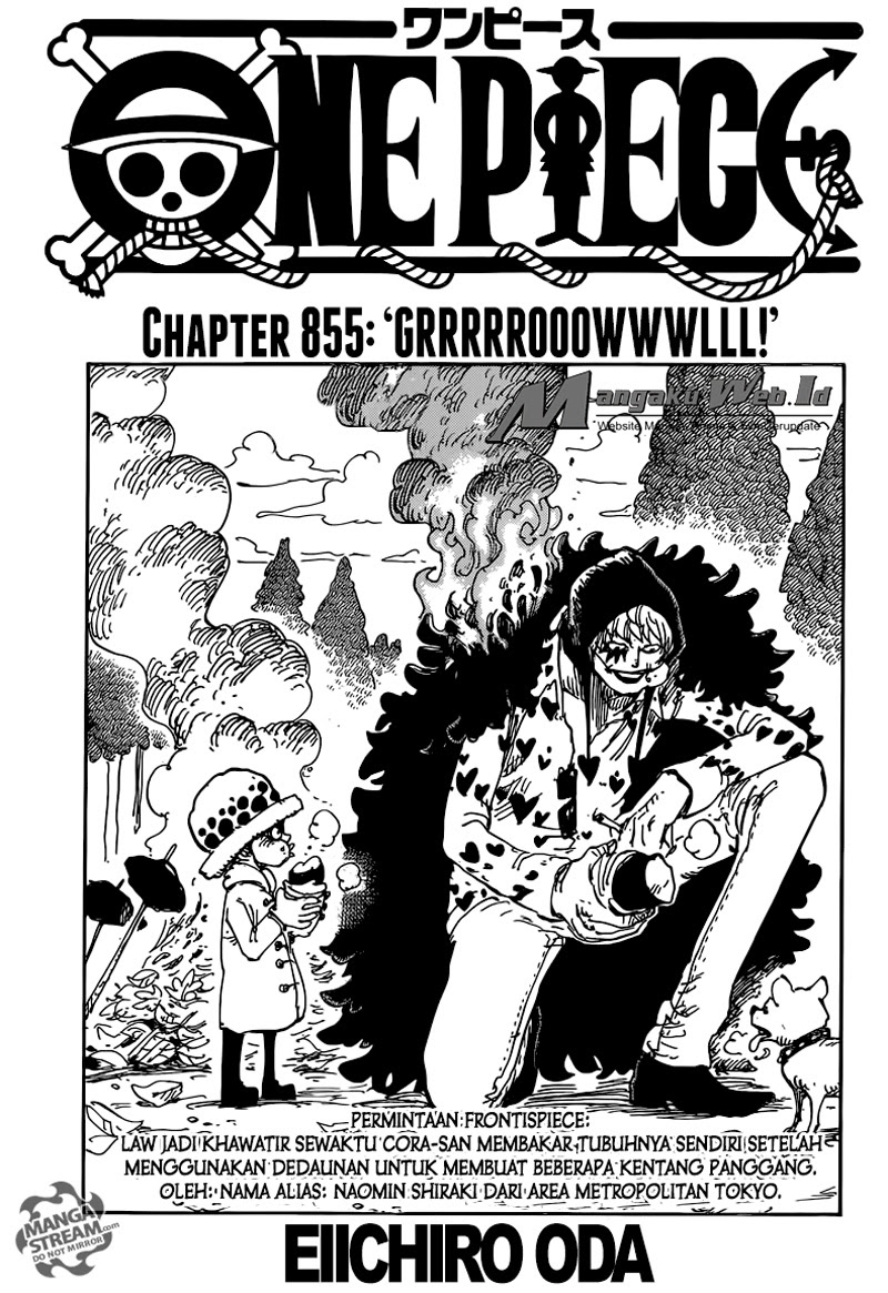 One Piece Chapter 855 – grrrrrooowwwlll! Image 1