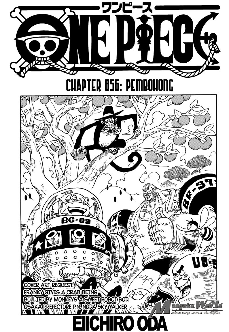 One Piece Chapter 856 – pembohong Image 1