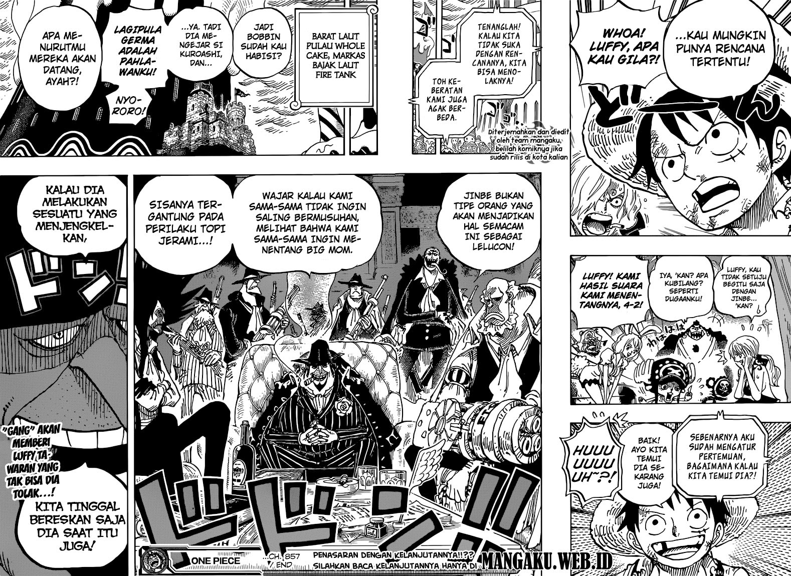 One Piece Chapter 857 – pembohong Image 16