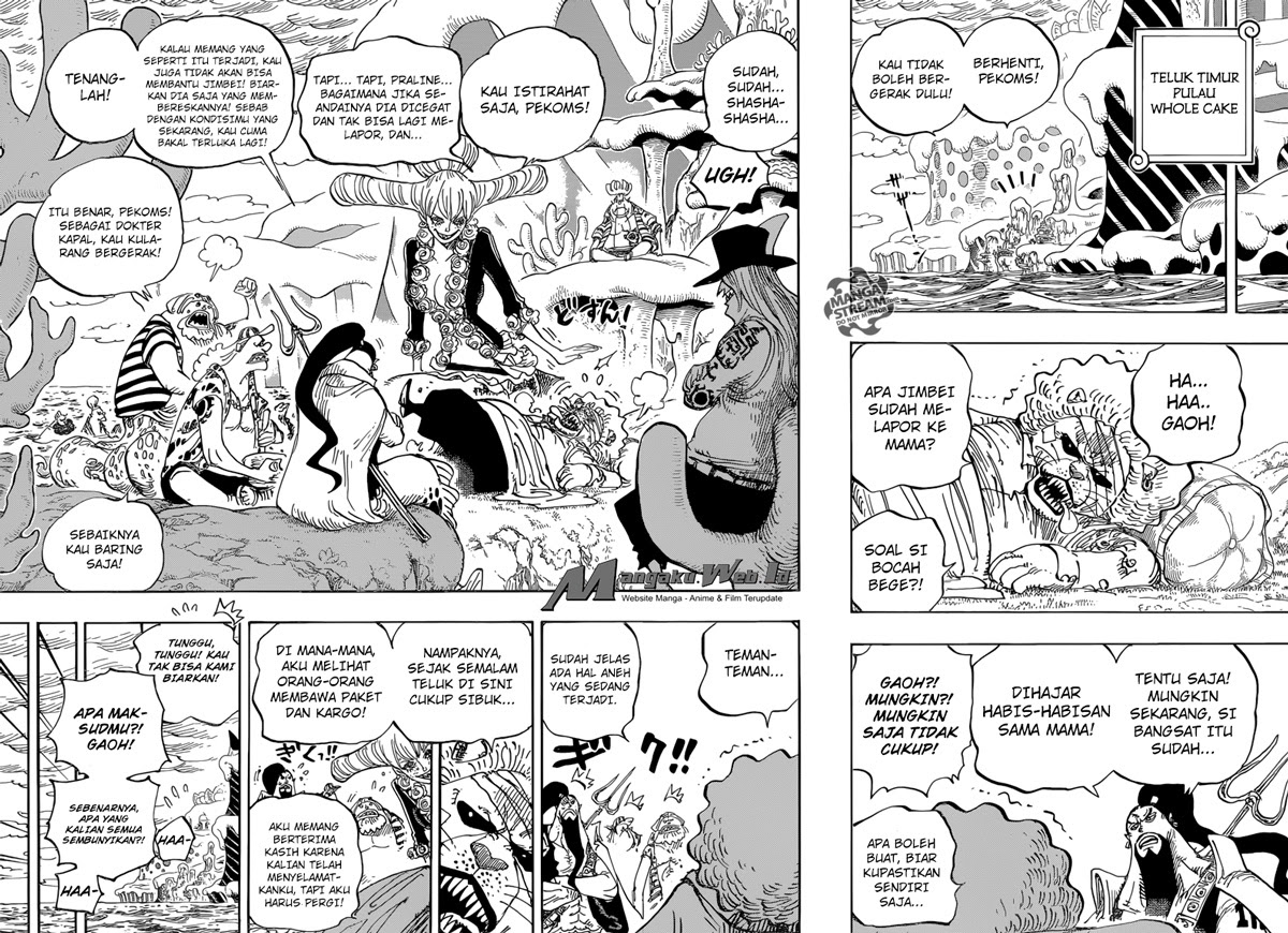 One Piece Chapter 858 – pertemuan Image 3