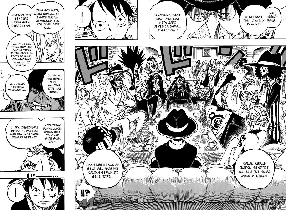 One Piece Chapter 858 – pertemuan Image 12