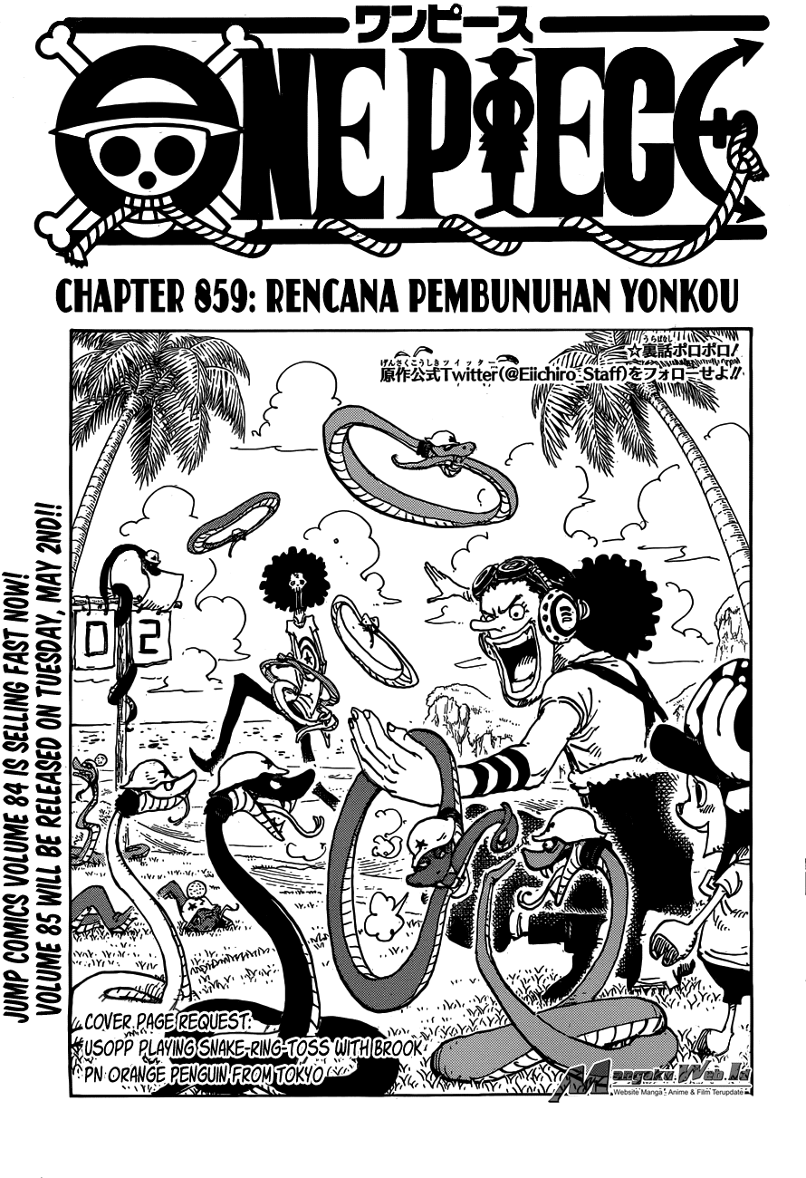 One Piece Chapter 859 – rencana pembunuhan yonkou Image 1