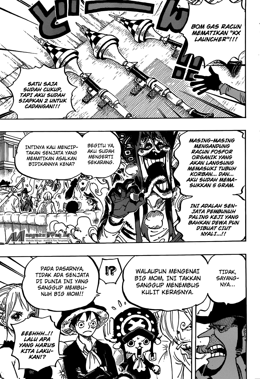 One Piece Chapter 859 – rencana pembunuhan yonkou Image 4