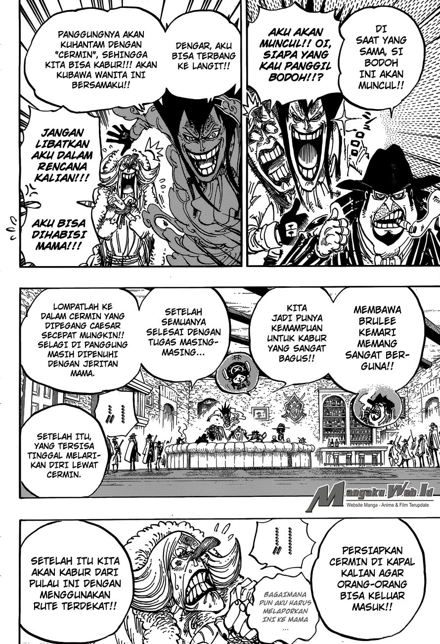 One Piece Chapter 859 – rencana pembunuhan yonkou Image 11