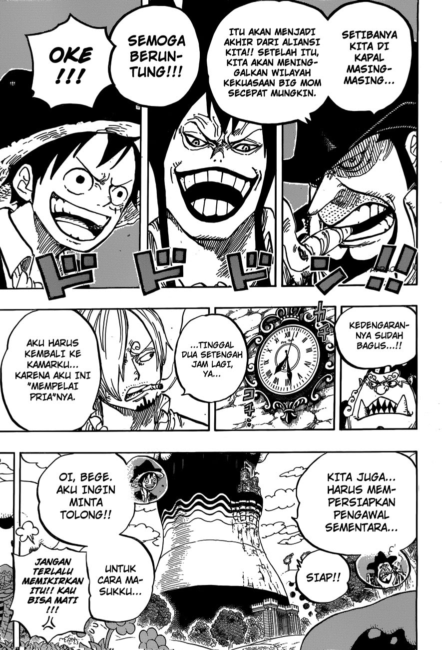 One Piece Chapter 859 – rencana pembunuhan yonkou Image 12