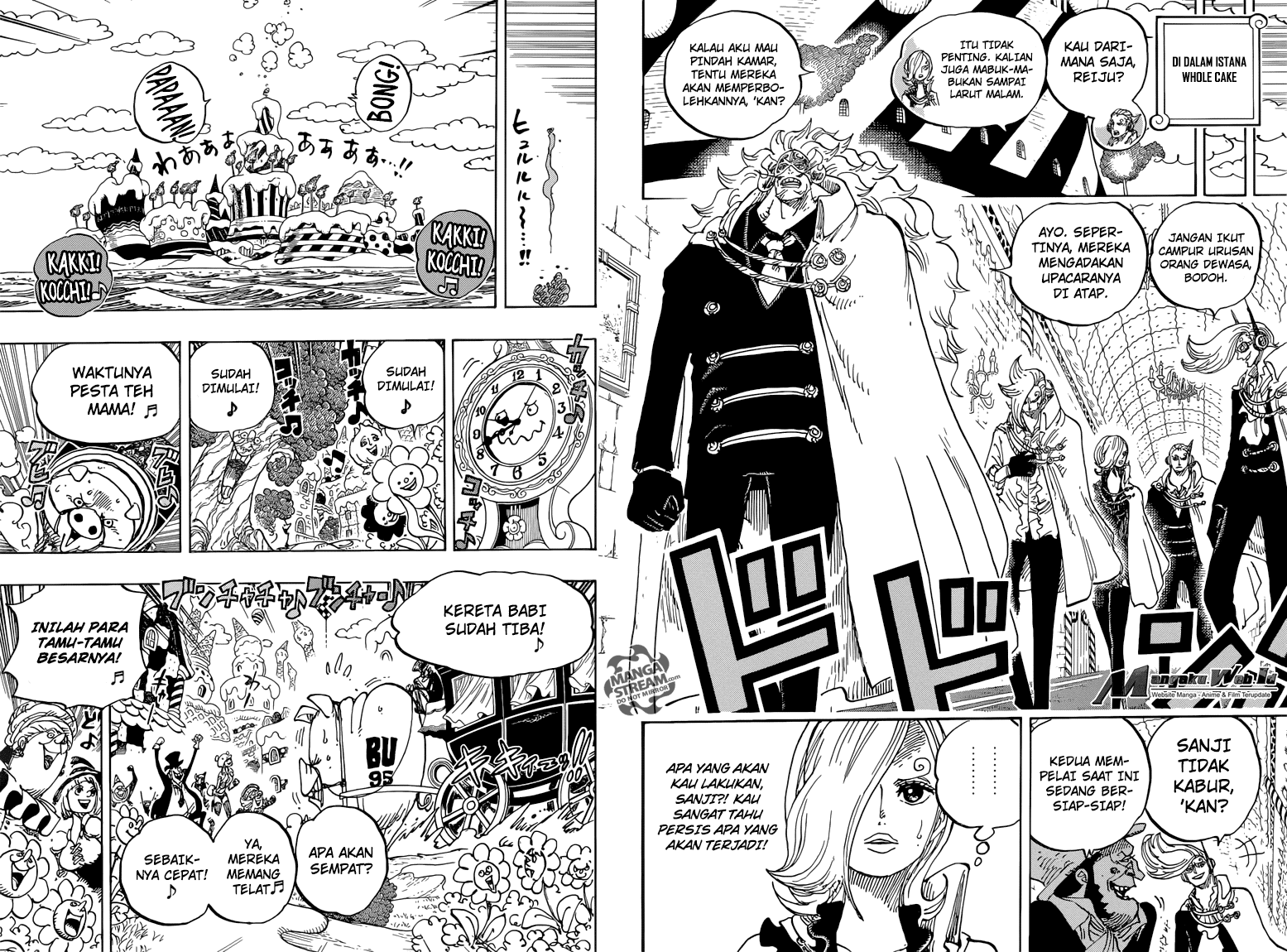 One Piece Chapter 860 – pesta dimulai jam 10 Image 6