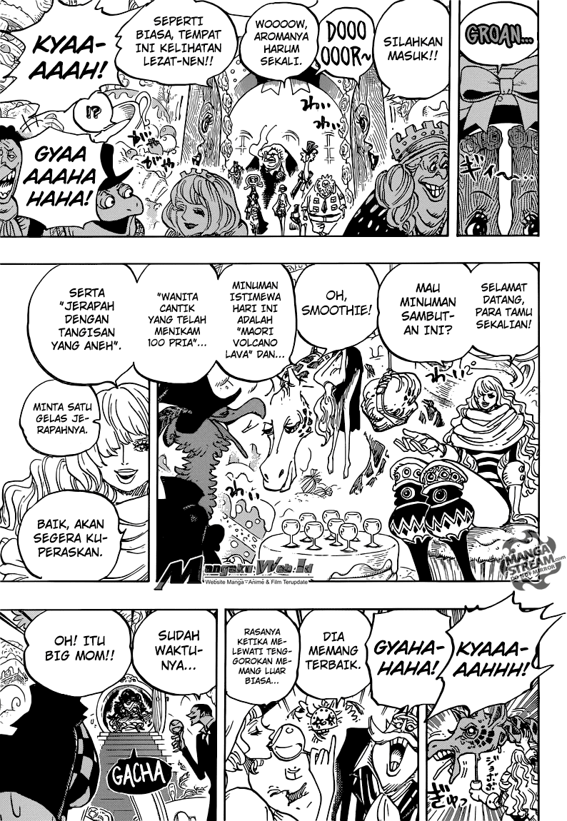 One Piece Chapter 860 – pesta dimulai jam 10 Image 11