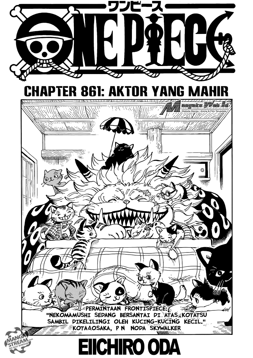 One Piece Chapter 861- aktor yang mahir Image 1