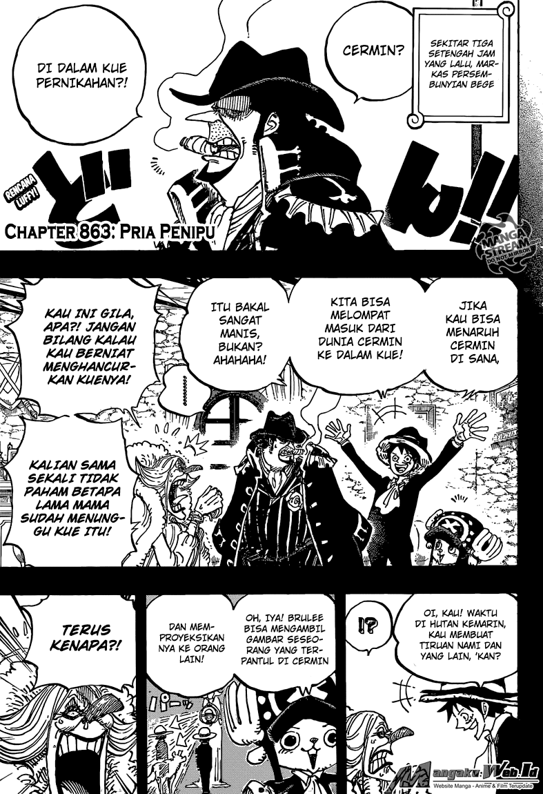 One Piece Chapter 863 – pria penipu Image 2