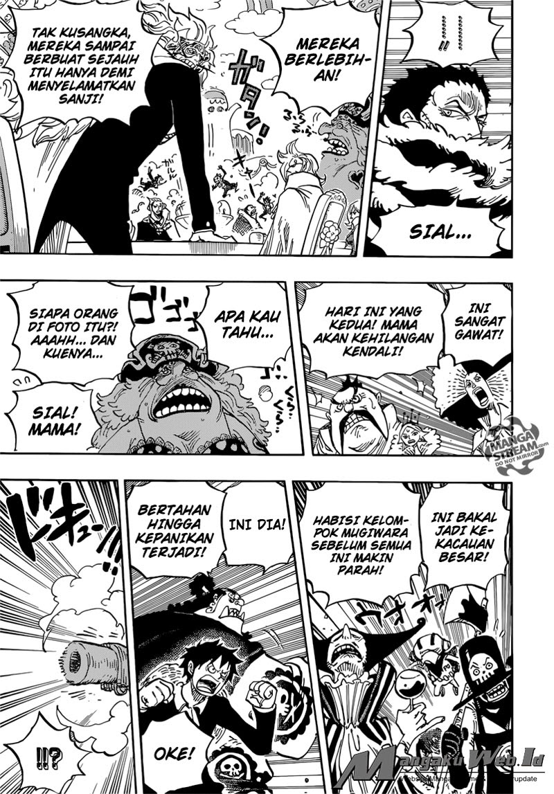 One Piece Chapter 864 – rencana pembantaian keluarga vinsmoke Image 5