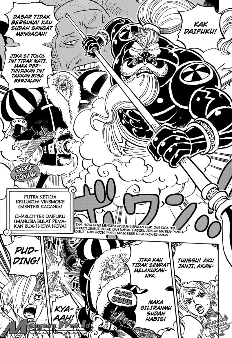 One Piece Chapter 864 – rencana pembantaian keluarga vinsmoke Image 7