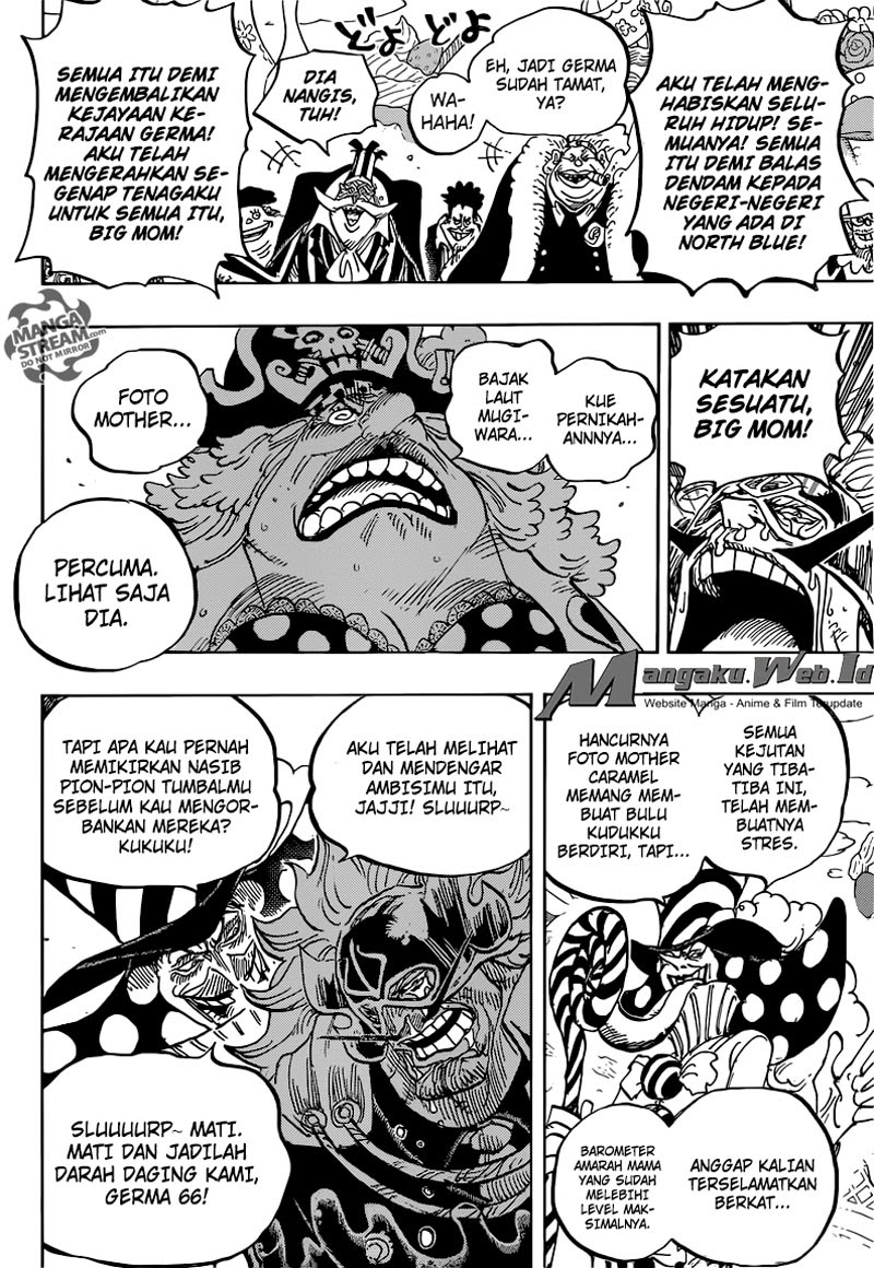One Piece Chapter 864 – rencana pembantaian keluarga vinsmoke Image 13