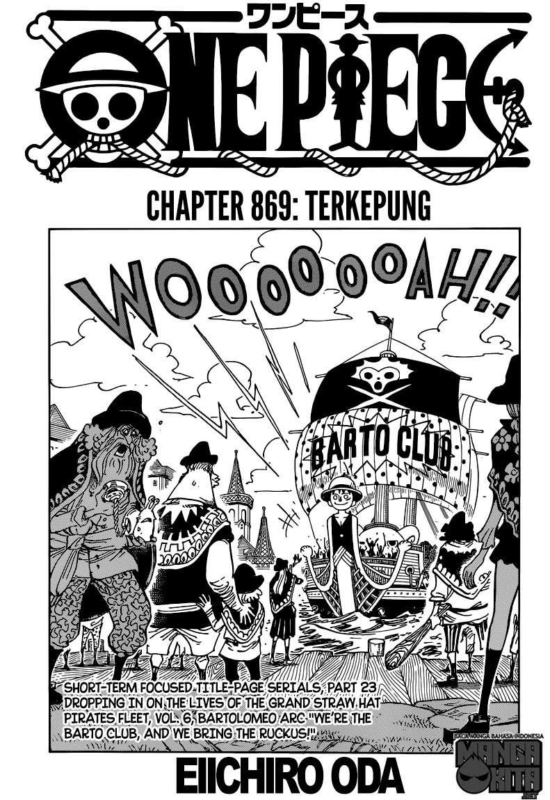 One Piece Chapter 869 Image 4