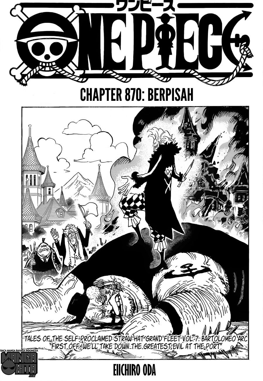 One Piece Chapter 870 Image 1